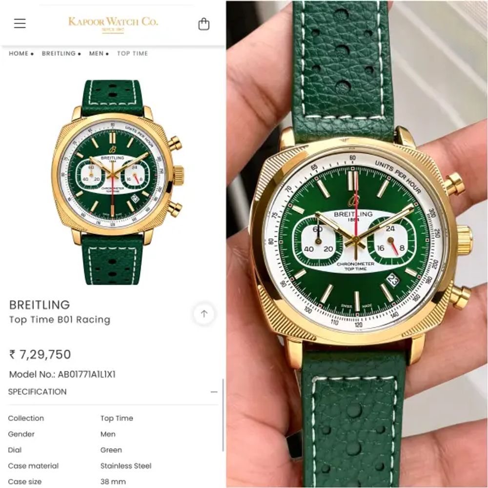 Breitling Top Time Racing Edition Japan No Colour Fading