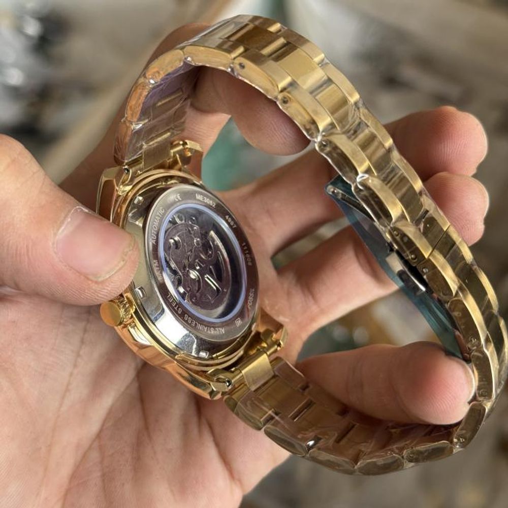 Fossiil Grant Automatic ( Back open ) Steel Quality