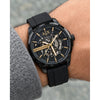 Arman_i Exchange Hampton Automatic Silicone Black Gold