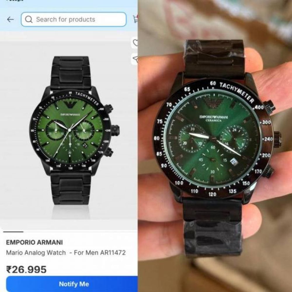 Emphorio Arma i Chronograph (All working) Best Quality