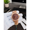 ROLEEX DATEJUST RG BROWN DIAL AT294