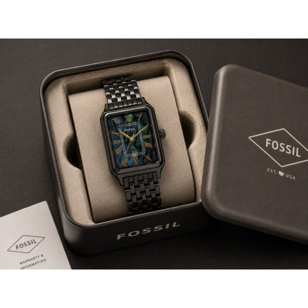 FOSSIIL RAQUEL BLACK RAINBOW DIAL LIMITED EDITION 770