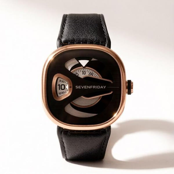 Seven Friday M-Series Square Black Copper Black Dial