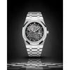 Audemar Piguet Royal Oak Jumbo Extra-Thin Openworked silver Black
