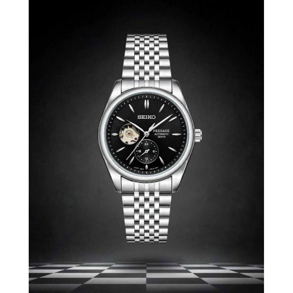 Seiko presage SPB471 Automatic silver Black