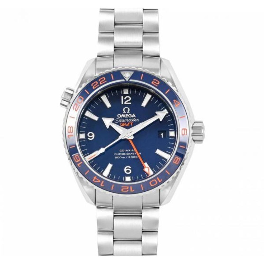 Omegg_a Seamaster Planet Ocean 600M silver blue and red