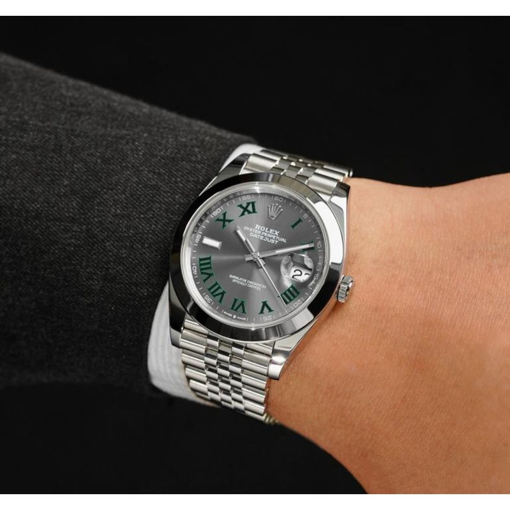 ROLLEX JUST DATE MENS QUARTZ WATCH