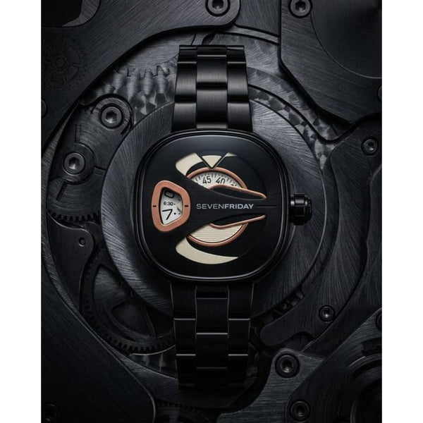 Seven Friday M-series Square Metal Black Copper Dial