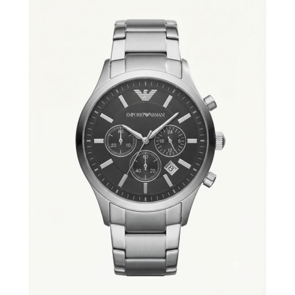 Emporio Arrwa%! Classic Silver Black Dial