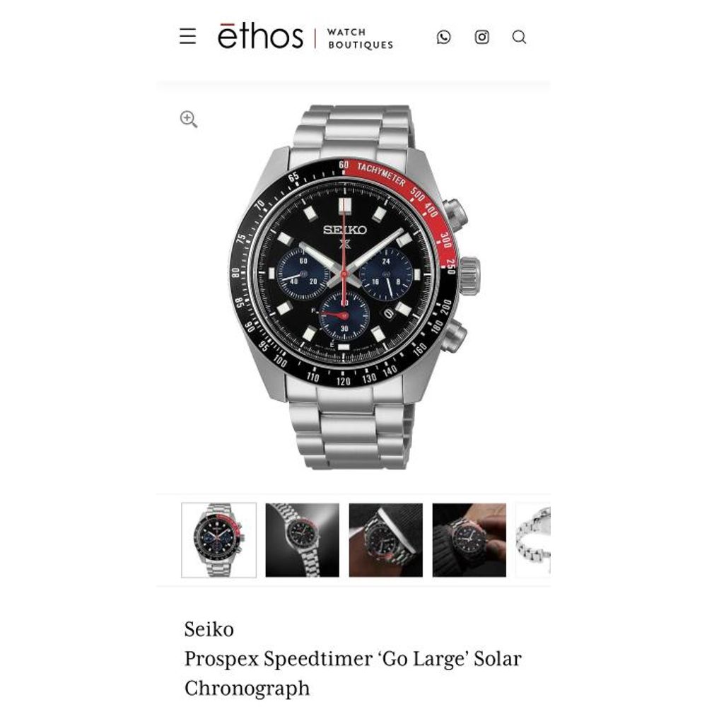 Seiko Prospex Speedtimer Quartz Swift movement