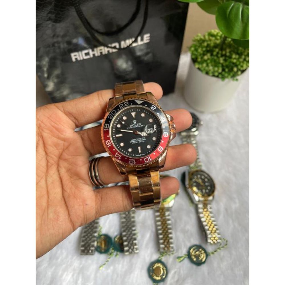 ROLLEX GMT MASTER 2 COPPER RED BLACK DIAL AT462