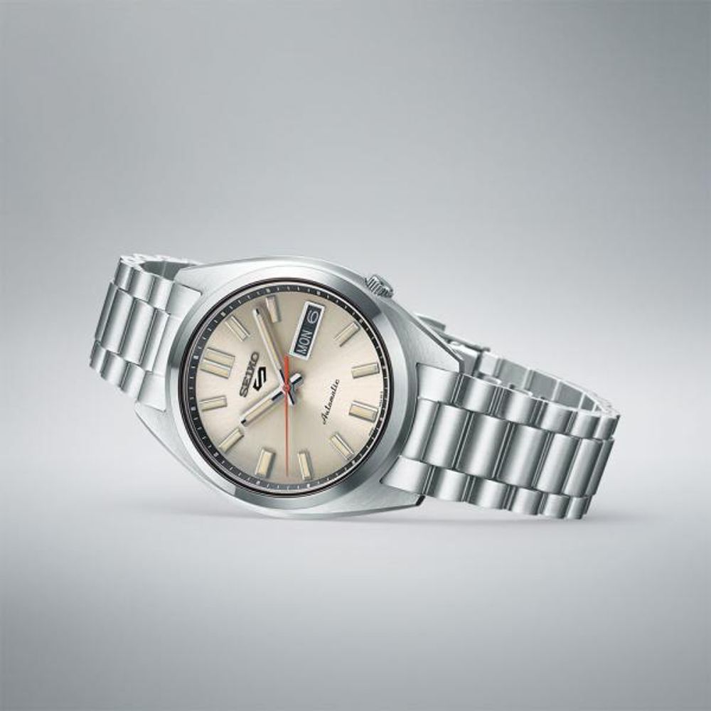 Seiko_o 5 Sports SNXS Automatic silver Gray