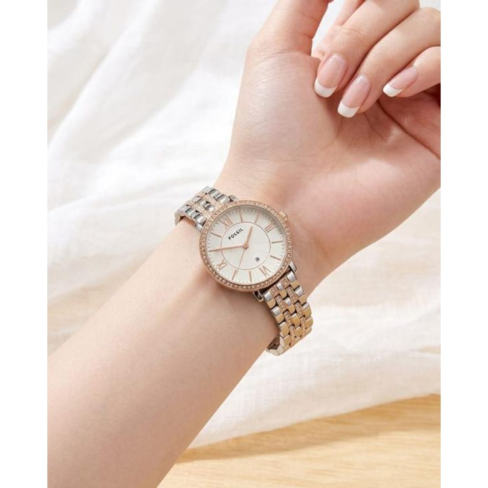 Fossii_l Jacqueline 2Ton Rose Gold White