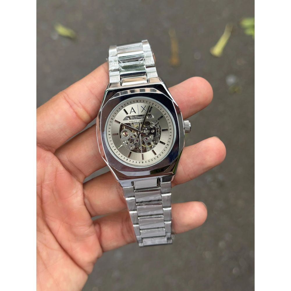 Arman i Exchange Skeleton Square Open Machine Full Silver