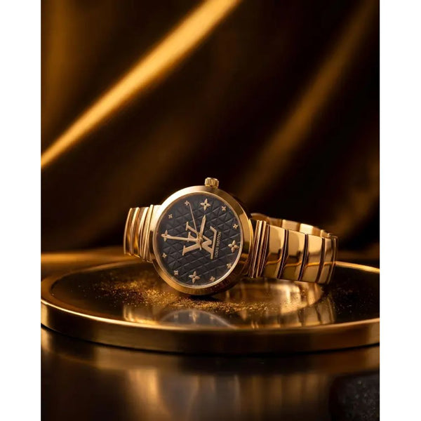 Loius Vutton Tambour Gold Black