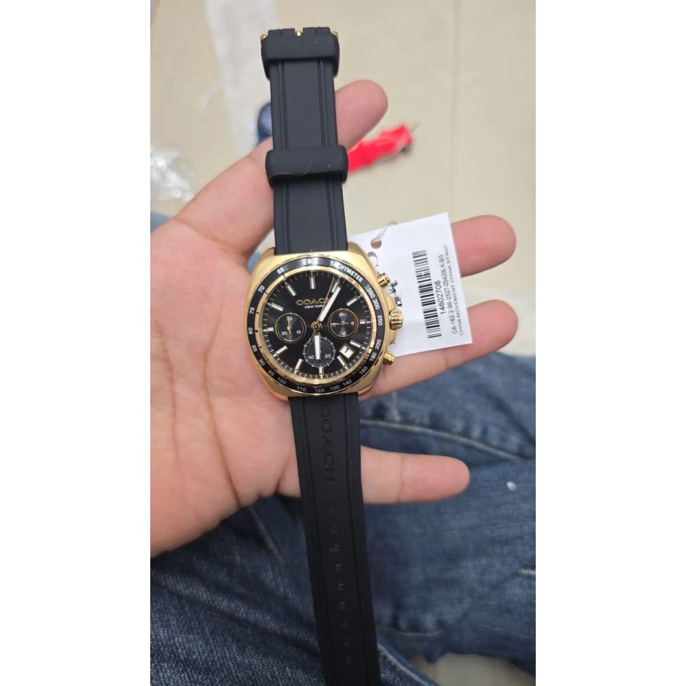Coack Charter Tachymeter Black Gold