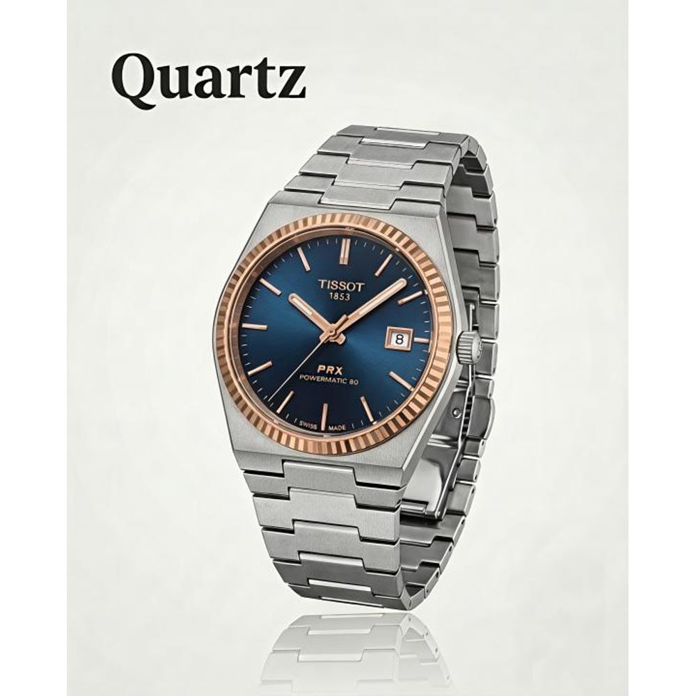 Tissoo_t 1853 Prx Powermatic Quartz 2 ton blue checks