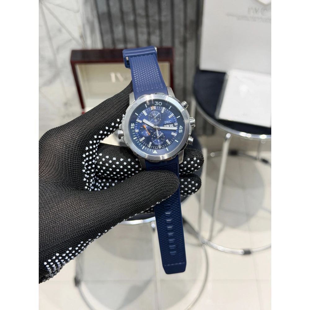 IWC AQUATIMER CHRONOGRAPH BLUE SILVER