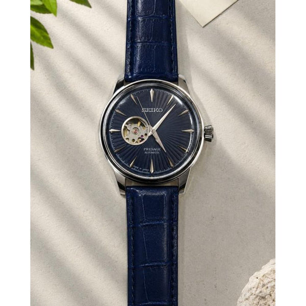 Seiko Presage Automatic Blue Silver Dial
