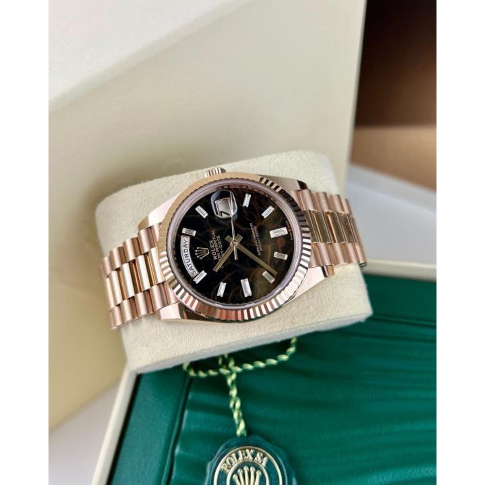 Rolee_x Oyster Perpetual Day Date 40 Battery Copper-Brown