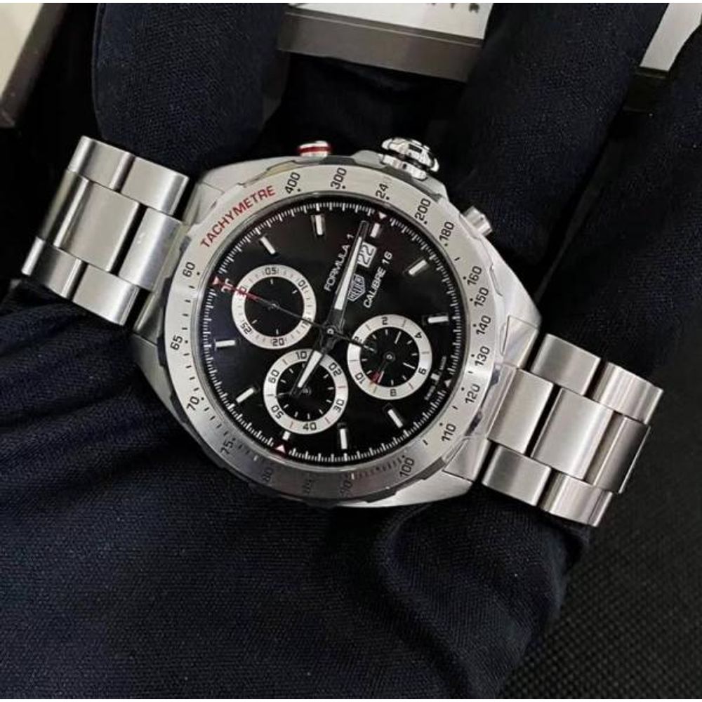 Tag Huer Formula 1 Bettry Chronograph silver Black