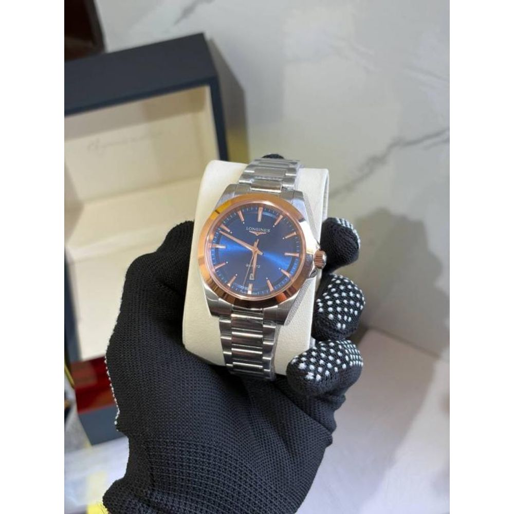 LONGINEZ CONQUEST QUARTZ ANALOG WATCH HVY 9