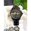 ARRWA%! EXCHAGE  HAMPTON AUTOMATIC BLACK GOLD AT455