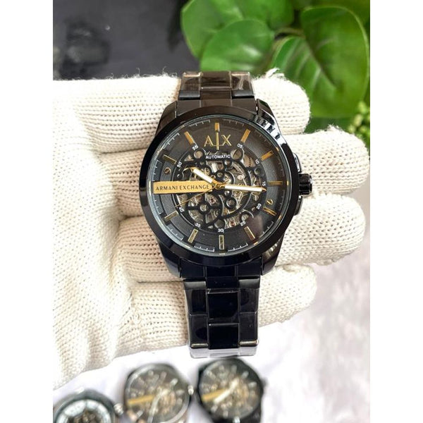 ARRWA%! EXCHAGE  HAMPTON AUTOMATIC BLACK GOLD AT455