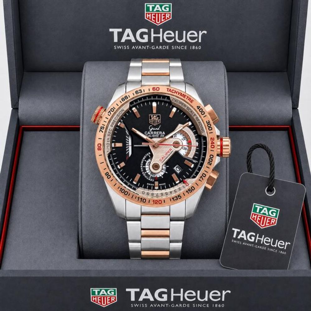 Tag Huer carrera Caliber 36 Japan 2 ton black
