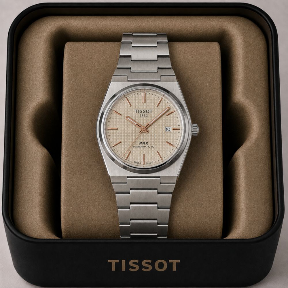 Tissoot PRX powermatic Quartz watch