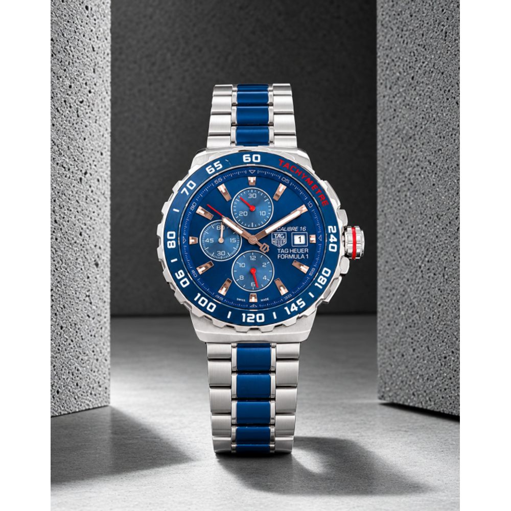 Tag Huer Formula 1 Automatic Chronograph  2 ton blue