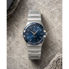 Omegha Constellation 41 mm Meteorite Watch silver Blue plan