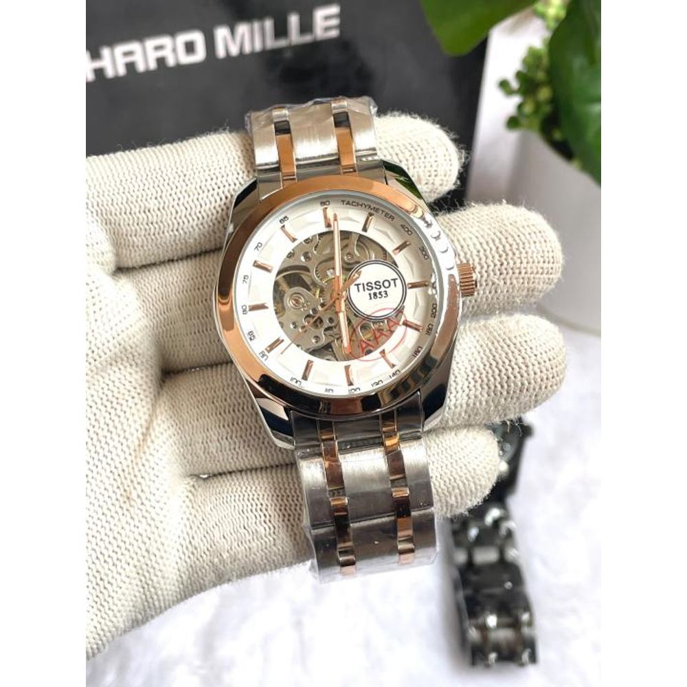 Tisot Couturier Automatic Two tone White AT453