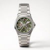 Tommmy Hilfige_r Skeleton Automatic Silver-Green