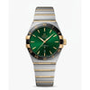 Omegg_a Constellation Co-Axial Chornometer Two Tone Green Dial