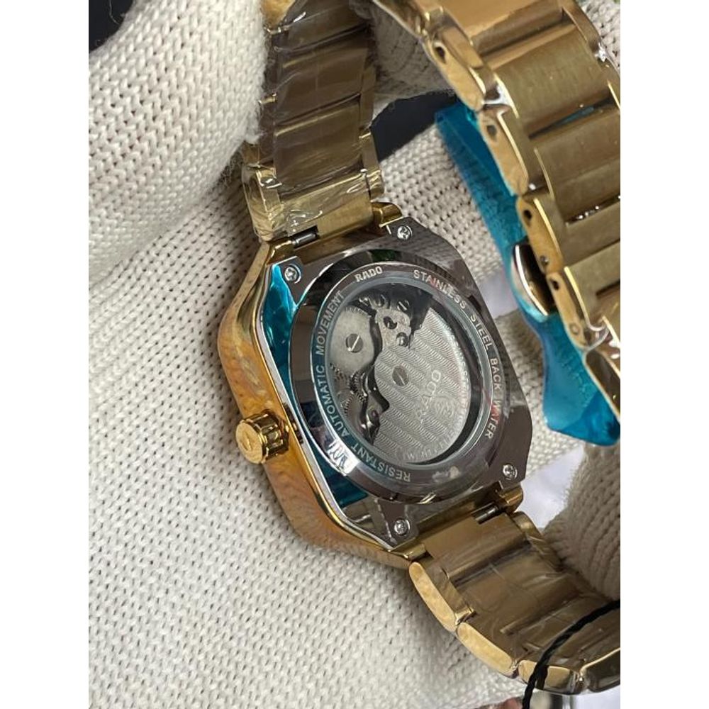 Raado True Square Automatic Gold Black Dial AT451