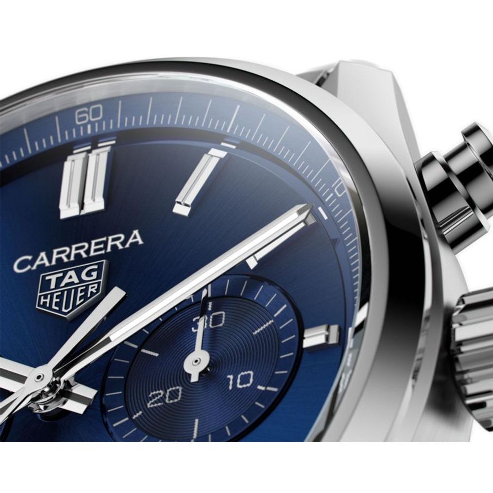 TAG Heuuer Carrera Chronograph silver blue