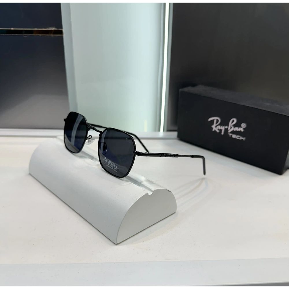 RayBan All Black Metal Premium Shades 2821