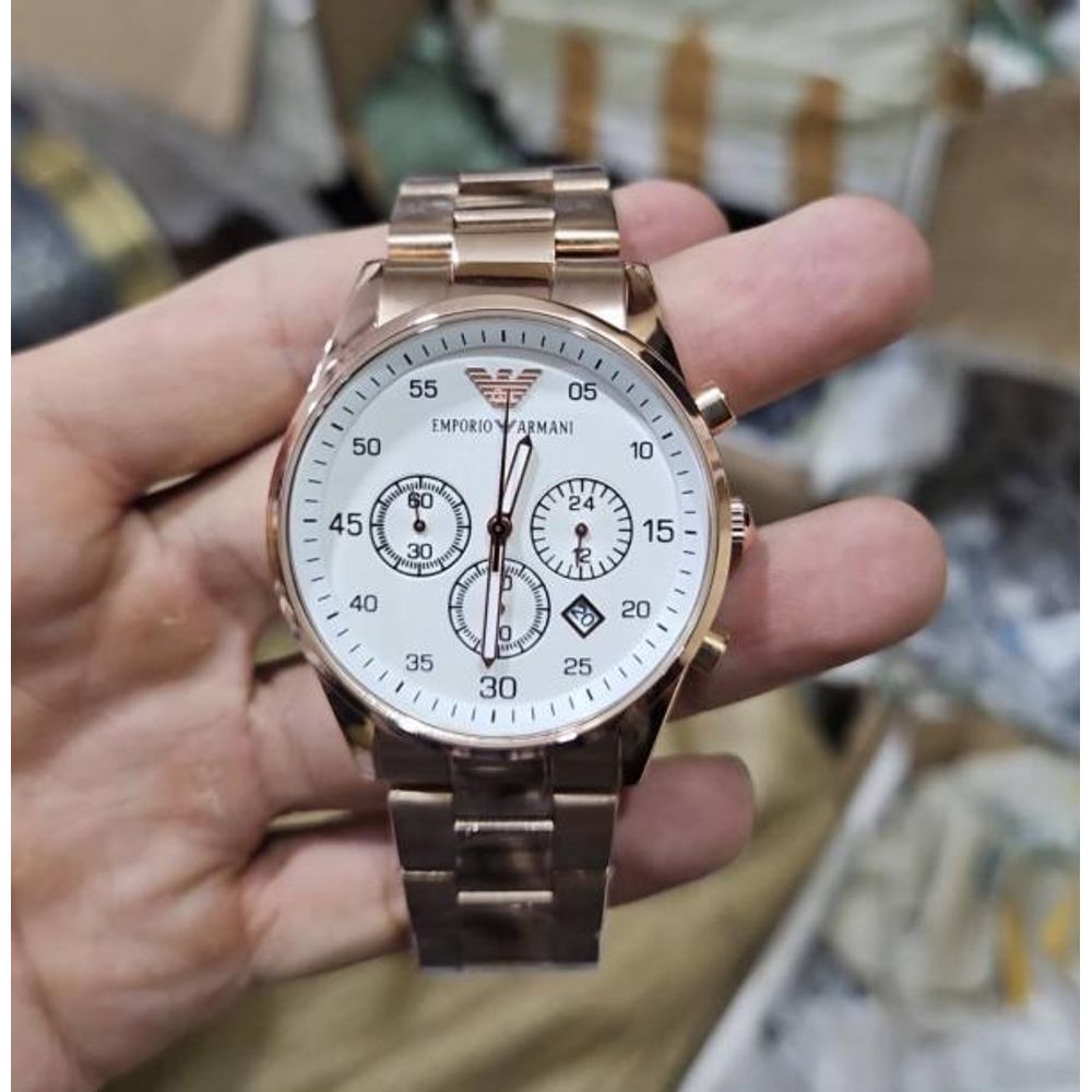 Emporio Armaani Metal Chronograph (All Working)