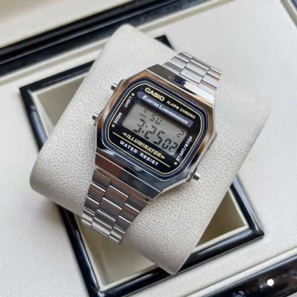 Casio Vintage Silver HQ AT306