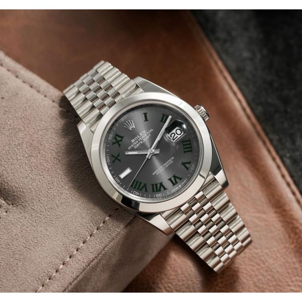 ROLLEX JUST DATE MENS QUARTZ WATCH