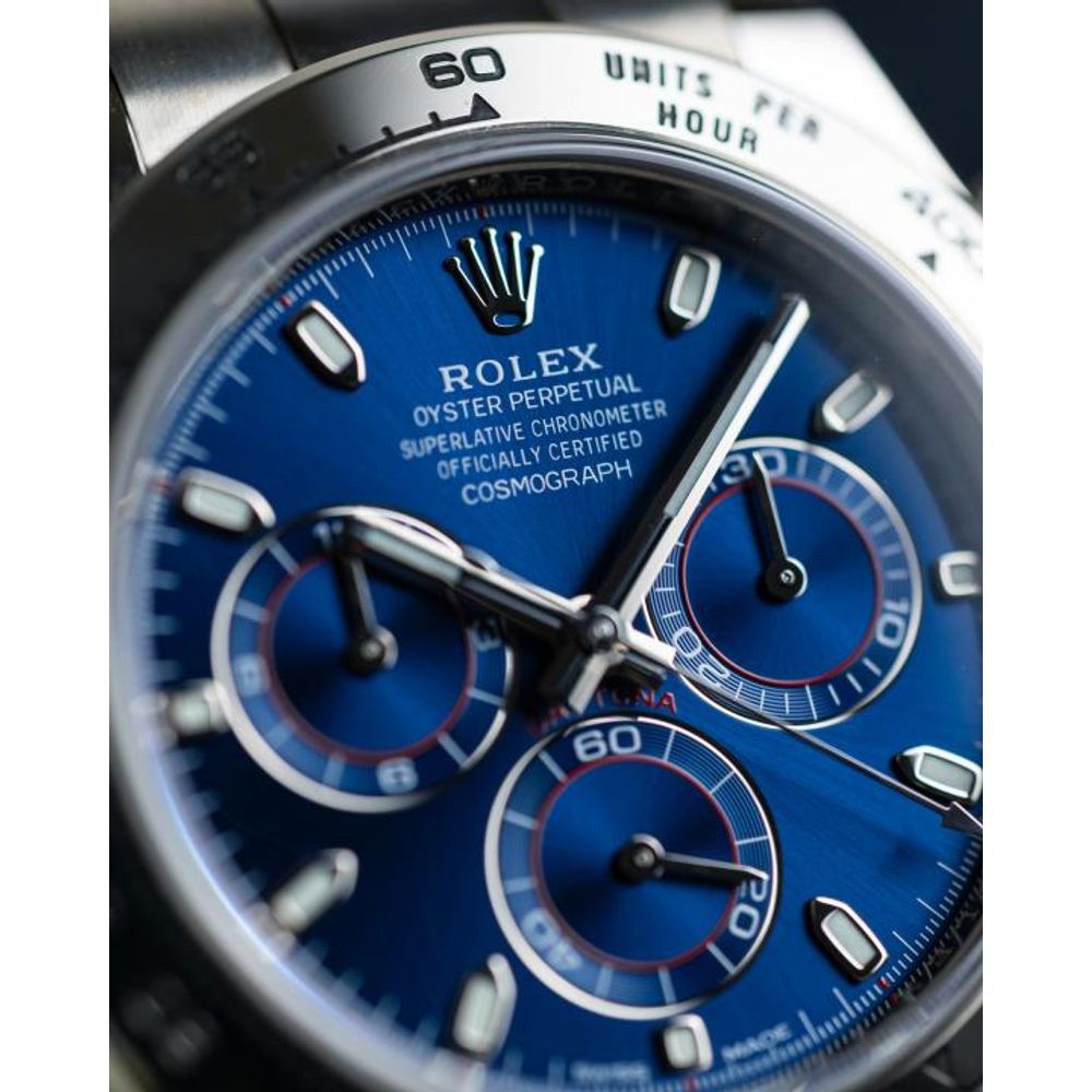 Rolee_x Oyster Perpetual Daytona Chosmograph Silver-Blue