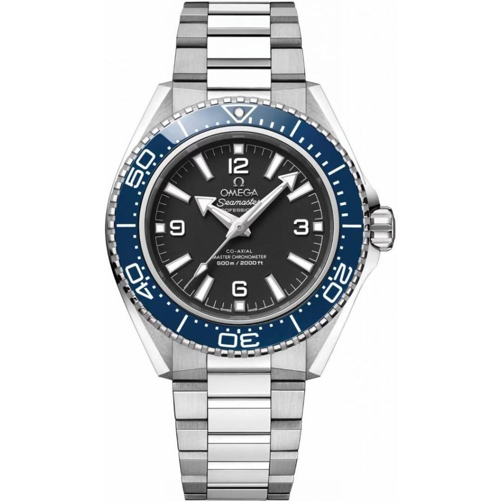 Omegg_a Seamaster Planet Ocean 600M Co-Axial Master Chronometer metal Silver blue black