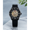 Raado Captain Cook Automatic. Black and silver bazzle
