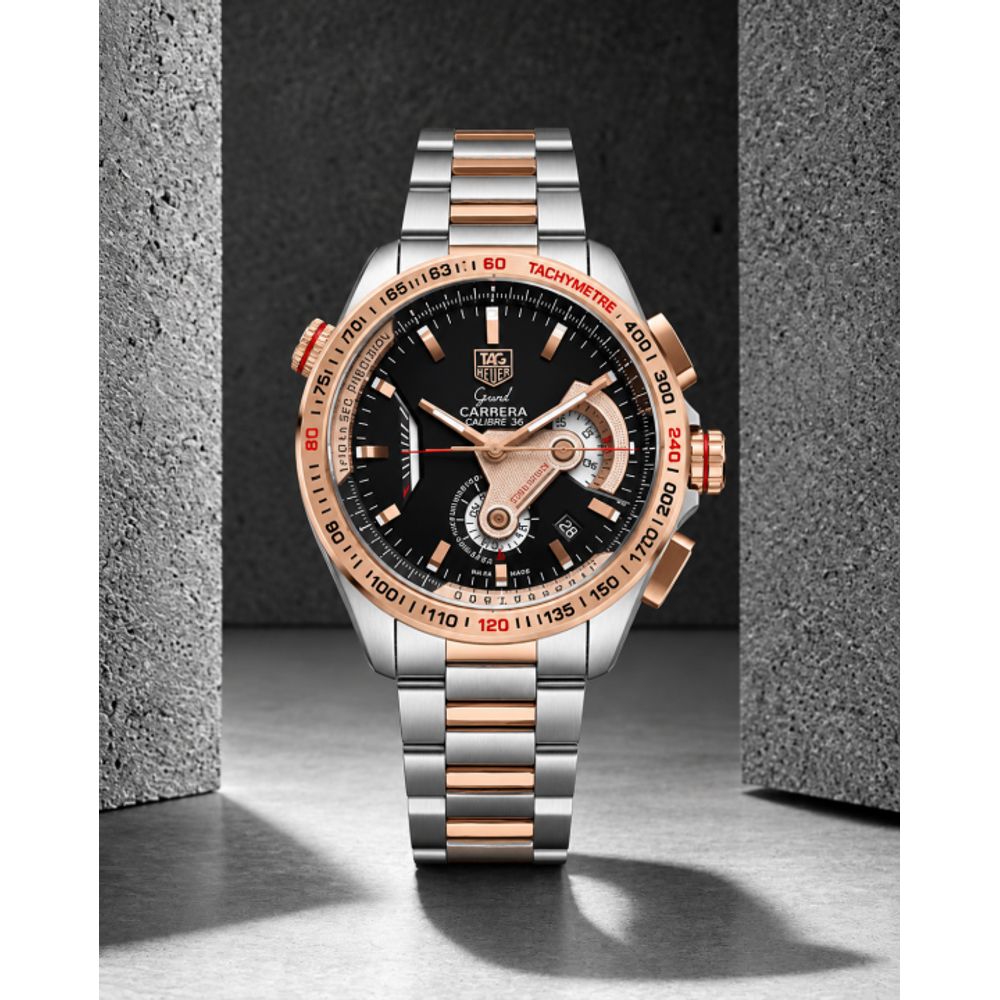 Tag Huer carrera Caliber 36 Japan 2 ton black