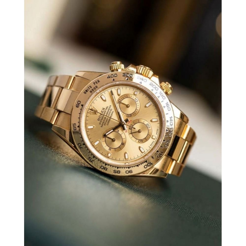 Rolee_x Oyster Perpetual Daytona Chosmograph Gold-Gold