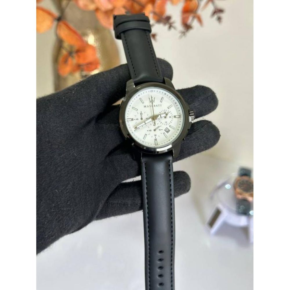 Maserati Chronograph 1st Quality AAA Black White