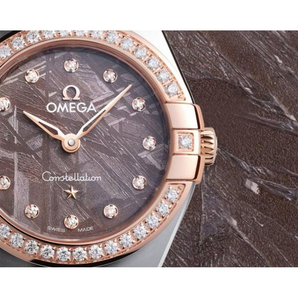 Omeg_ga Constellation Quartz luxury watch dimond