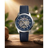 Tommmy Hilfige_r Automatic Leather Blue-Silver-Blue