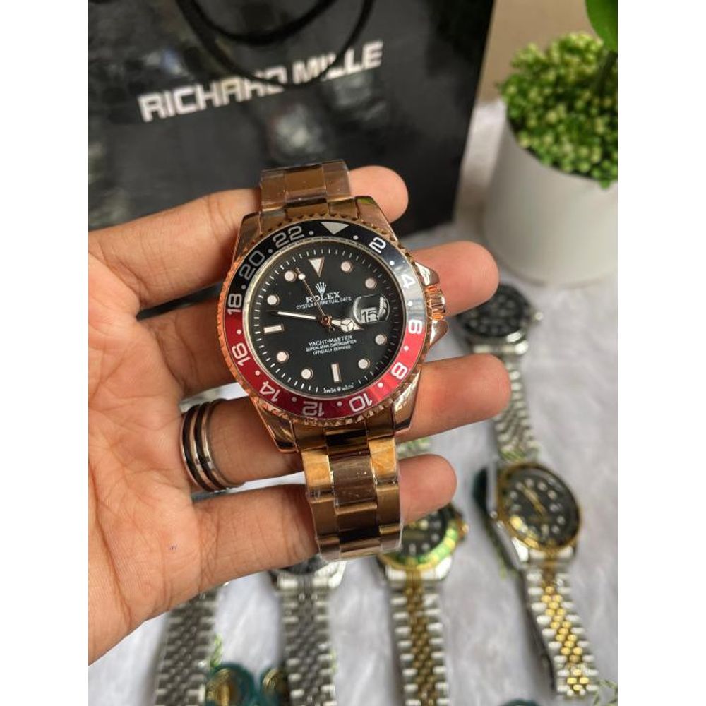 ROLLEX GMT MASTER 2 COPPER RED BLACK DIAL AT462